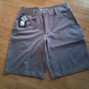 Ariat NWT Mens Shorts, Gray Sz 29 30 31 33